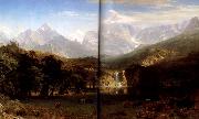 Albert Bierstadt Les Montagnes Rocheuses,Lander's Peak oil painting